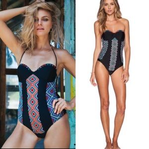 Beach Riot Black Cleopatra One Piece